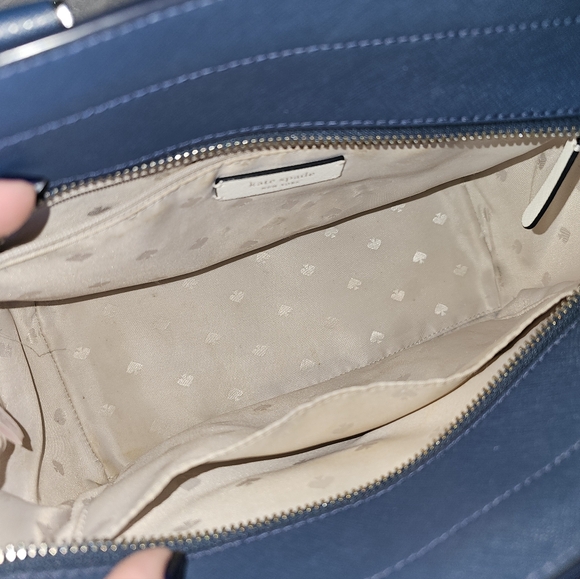 Kate Spade Cameron Medium Lavender Satchel AND Large Continental Wallet Set ♠ - Picture 6 of 16